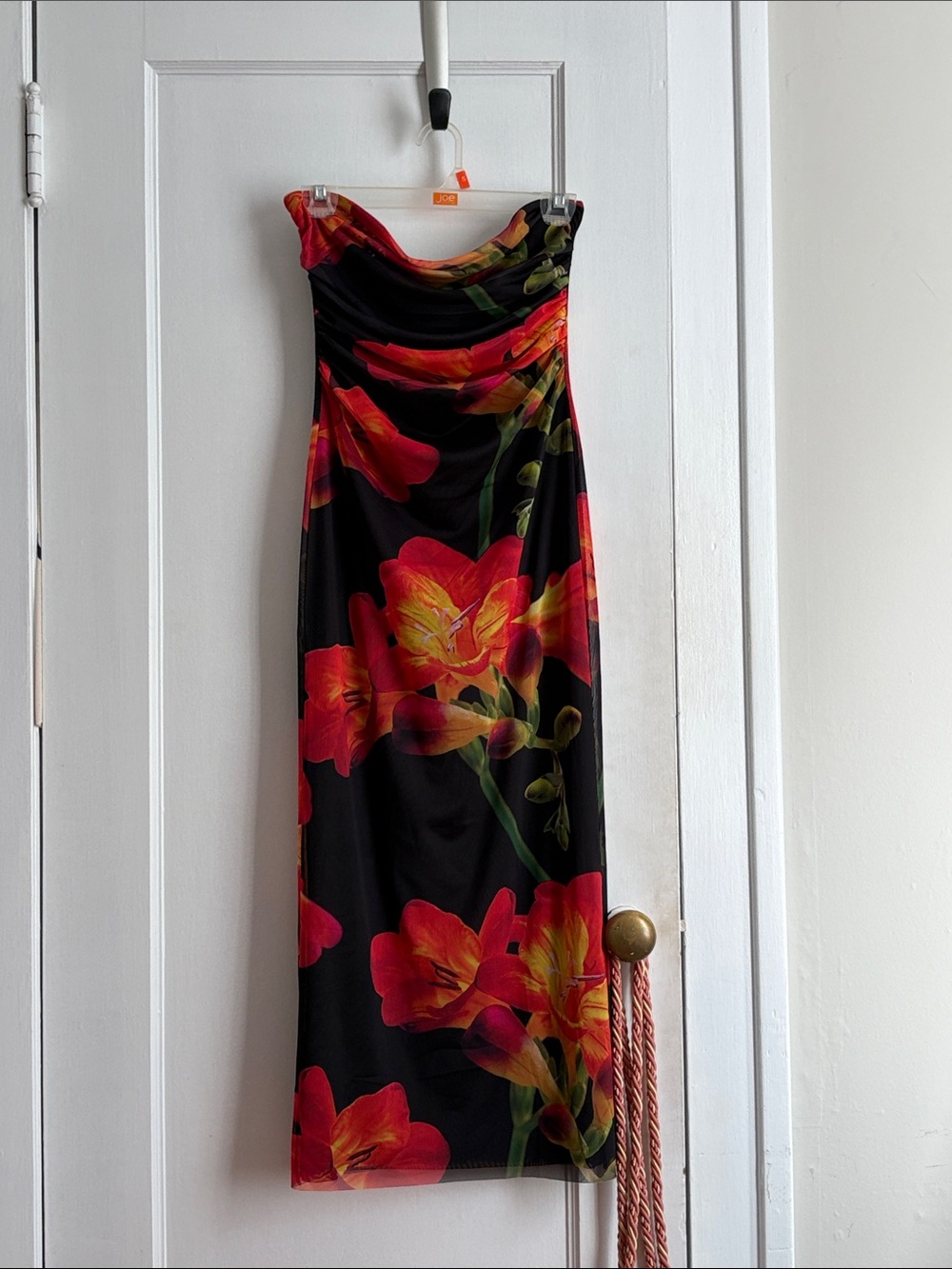 Zara Fitted Floral Print Dress